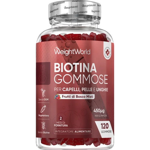 Gommose alla Biotina 450µg | Formula 13-in-1 | WeightWorld