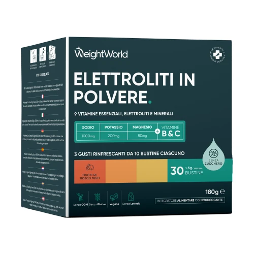 Elettroliti in Polvere WeightWorld – 30 Bustine | Idratazione
