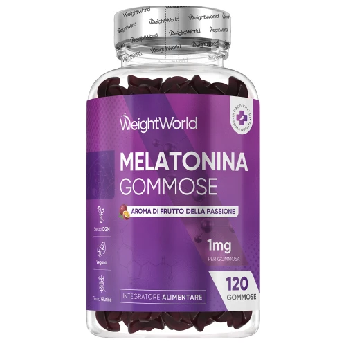 WeightWorld Melatonina 1mg Gommose | 120 pezzi
