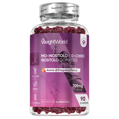 WeightWorld Gommose Mio-Inositolo 709mg Italia - Gusto Fragola-Pesca | Sconto
