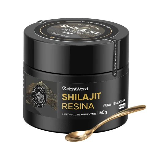 Resina Pura di Shilajit Himalayano | 50g 62 Dosi | WeightWorld