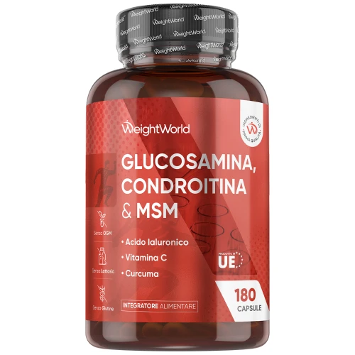 Glucosamina & Condroitina Complex | 180 Capsule | Fino a 6 Mesi