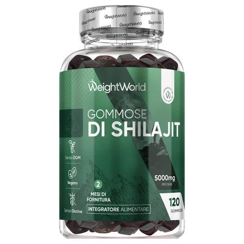 WeightWorld Acquista Gummies di Shilajit Himalayano | 5000mg | 120 Gummies